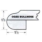 Ogee Bullnose Edge
