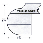 Triple Ogee Edge